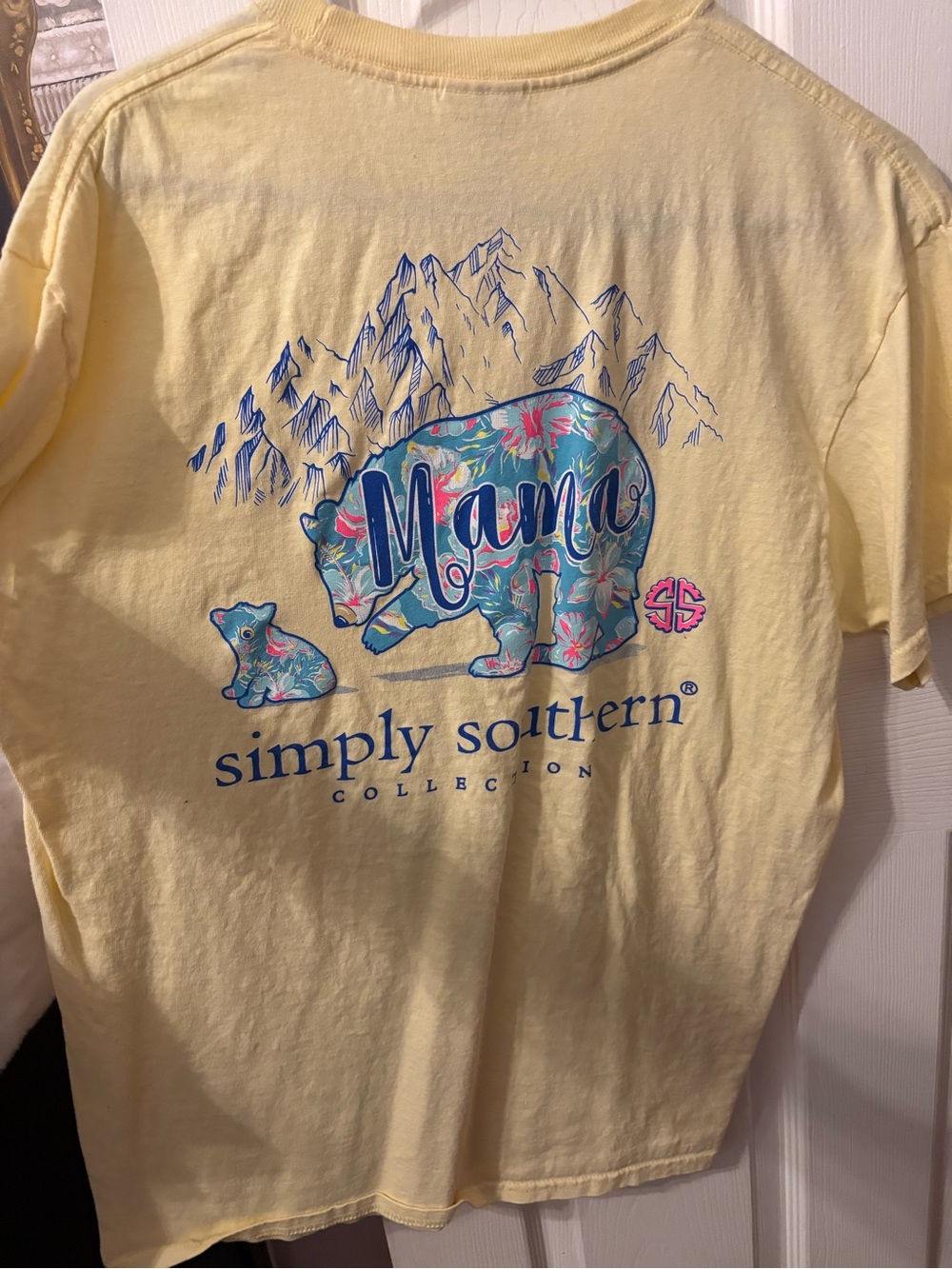Simply Southern Yellow "Mama" Bear Graphic Tee